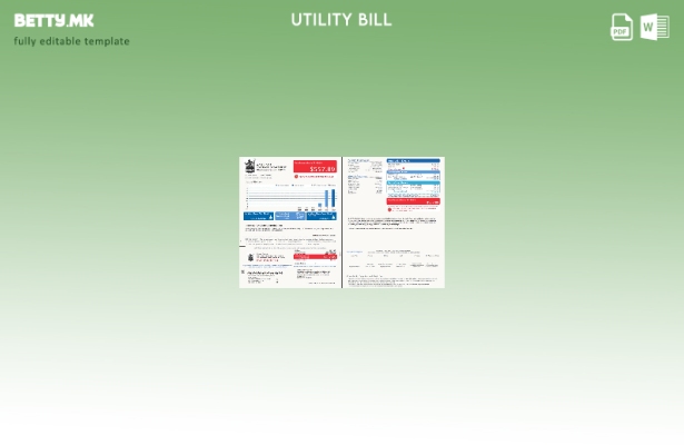Страници со сметки за комунални услуги на Одделот за вода и канализација на СА 1